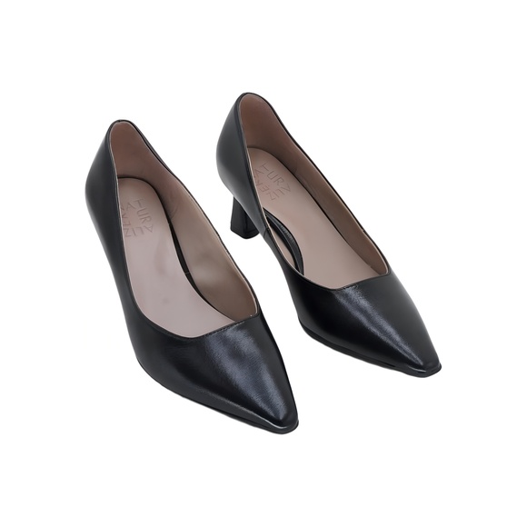 Naturalizer Shoes - Naturalizer Womens Tylan Point Toe Pump Black Leather Size 6